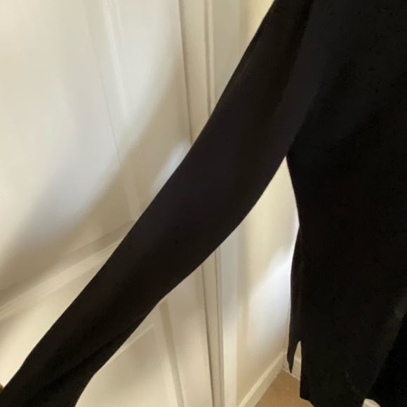 Banana Republic Womens V-Neck Black Knit Long Sleeve Office Casual Sweater-Sz-L - Picture 6 of 16